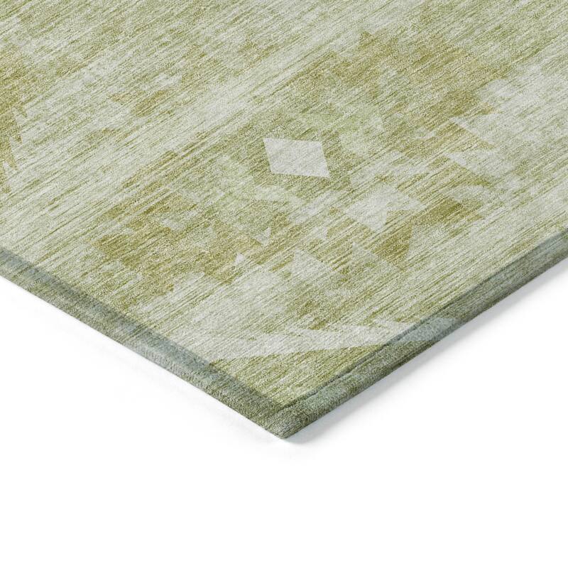 Machine Washable Indoor/ Outdoor Chantille Boho Tribal Rug
