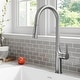 preview thumbnail 88 of 149, Kraus 2-Function 1-Handle 1-Hole Pulldown Sprayer Brass Kitchen Faucet KPF-3101 - 19 3/4" Height (Oletto collection) - SFS - Spot Free Stainless Steel