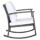 preview thumbnail 22 of 57, SAFAVIEH Daire Outdoor Rocking Chair - 26" W x 31" D x 32" H
