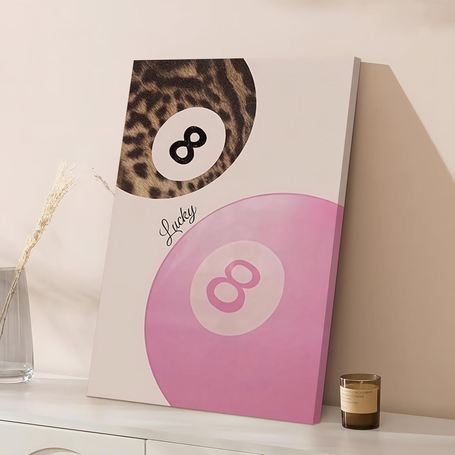 Framed Pink Leopard Print Wall Art Set of 3 - Bed Bath & Beyond