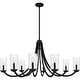 preview thumbnail 1 of 3, Allard Chandelier Black
