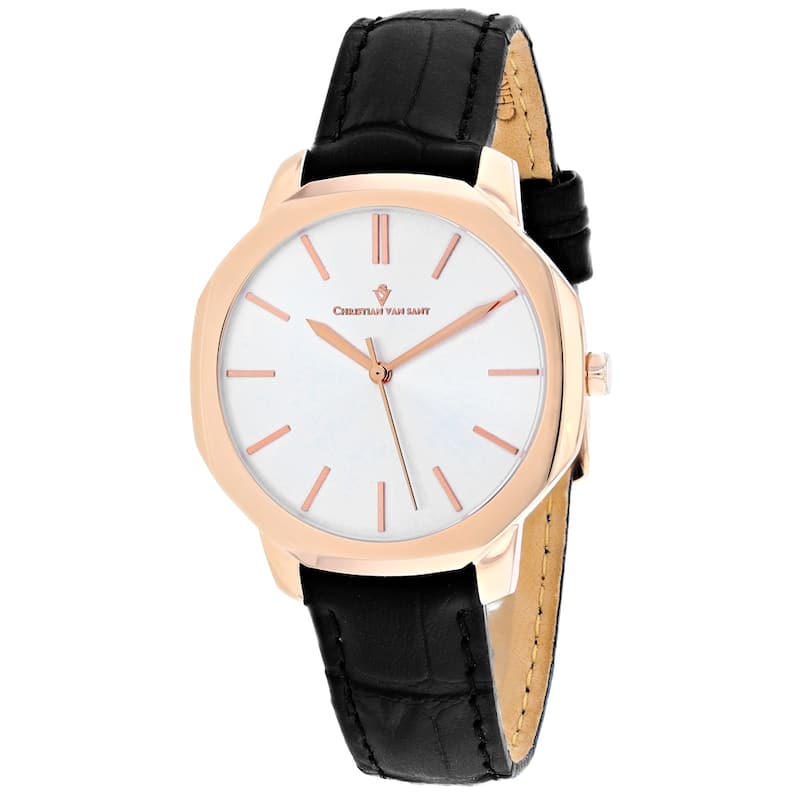 Christian Van Sant Women's Octave Slim Silver Dial Watch - CV0503 - 6 (36)