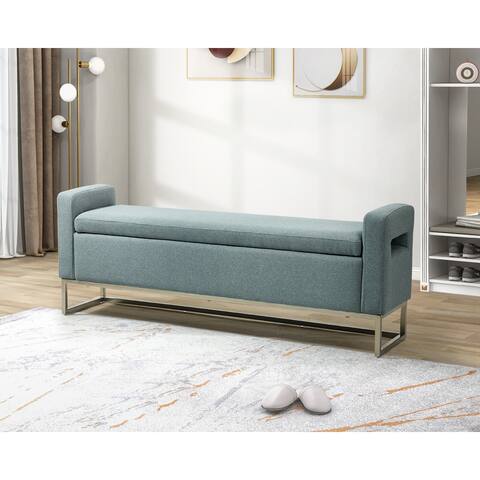 Diana Bedroom Bench with Storage Space by HULALA HOME