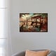 preview thumbnail 6 of 6, iCanvas "The River Cafe" by Ruane Manning Canvas Print 18x26x1.5