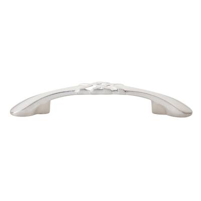 GlideRite 5-Pack 3 in. Center Satin Nickel Braided Cabinet Pulls - Satin Nickel