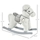 preview thumbnail 3 of 8, Plush Rocking Horse for Toddlers with Authentic Sounds, Soft Body, Lightweight Metal Frame, 66 lbs Capacity