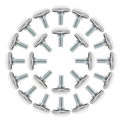 M8x13x30mm Leveling Feet Adjustable Leveler for Machine Leg 24pcs