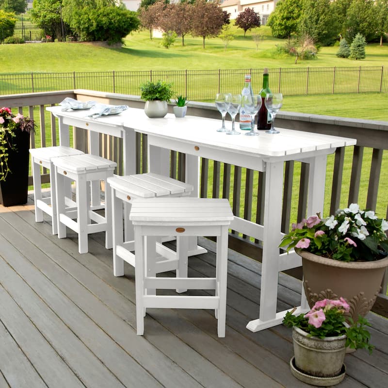 Lehigh 6-Piece Outdoor Balcony Set - Counter-height