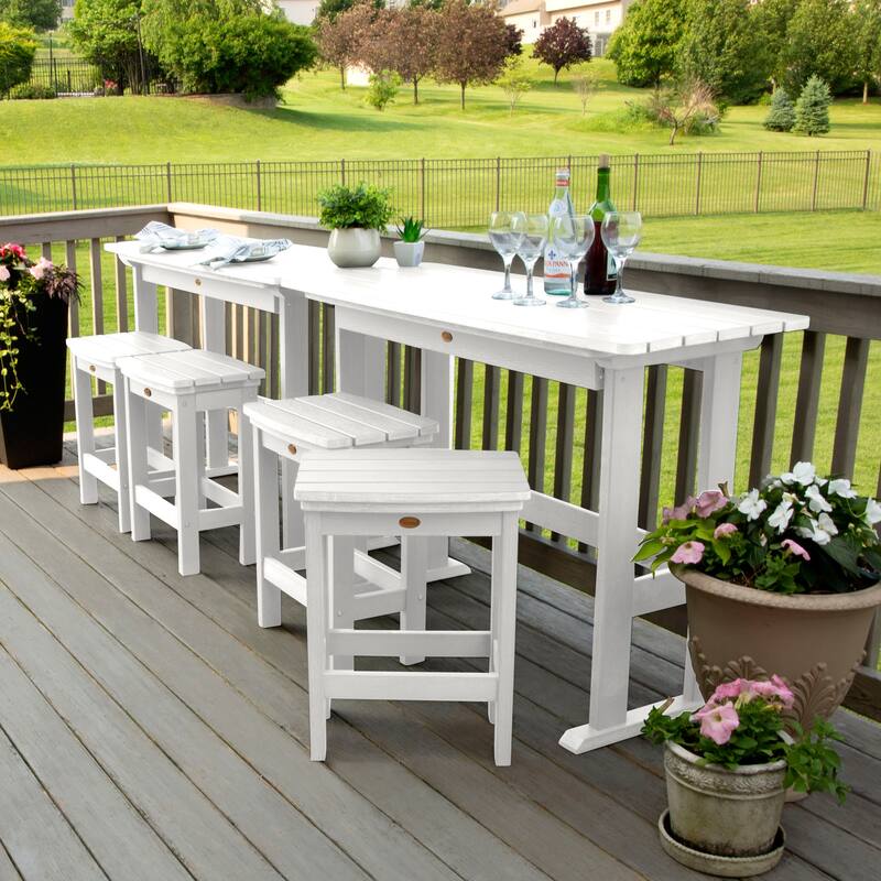 Lehigh 6-Piece Outdoor Balcony Set - Counter-height