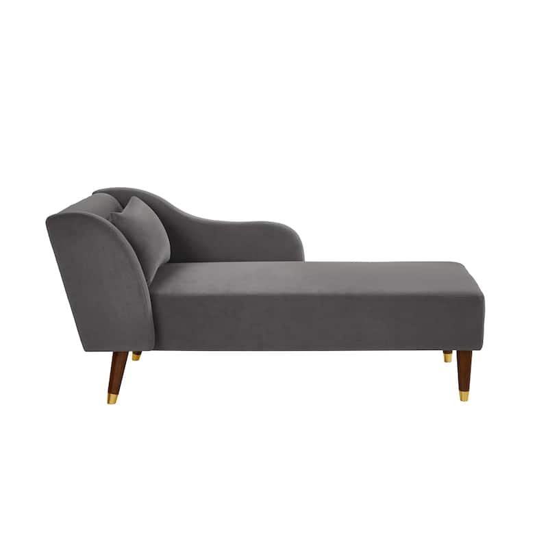 58.3" Velvet Chaise Lounge Chair