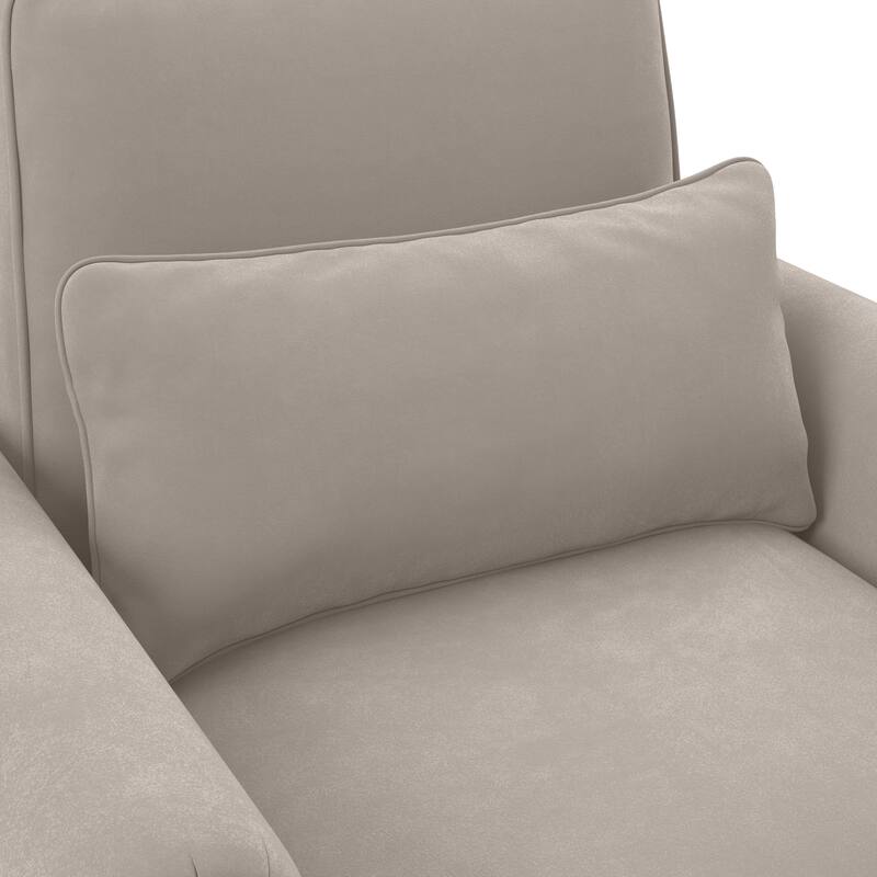 Bush Furniture Coventry Living Room Accent Chair with Ottoman Set