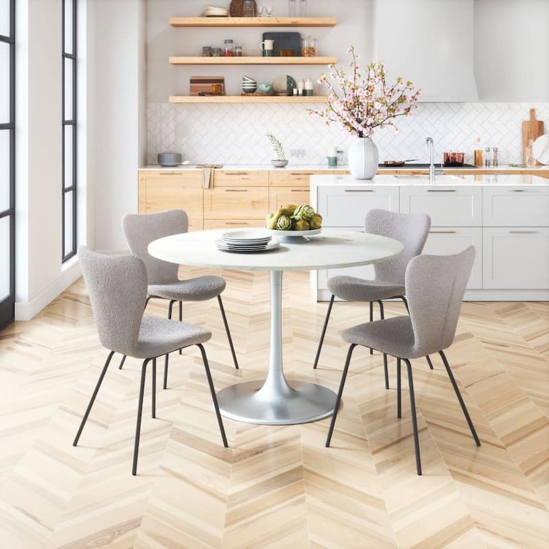 Thibideaux Dining Chair (Set of 2) - Product (in) : 20.1" W x 20.1" D x 32.7" H - Light Gray