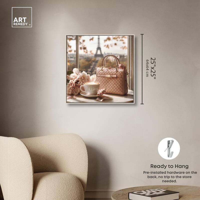 Glam by the Window Paris Canvas by Art Remedy
