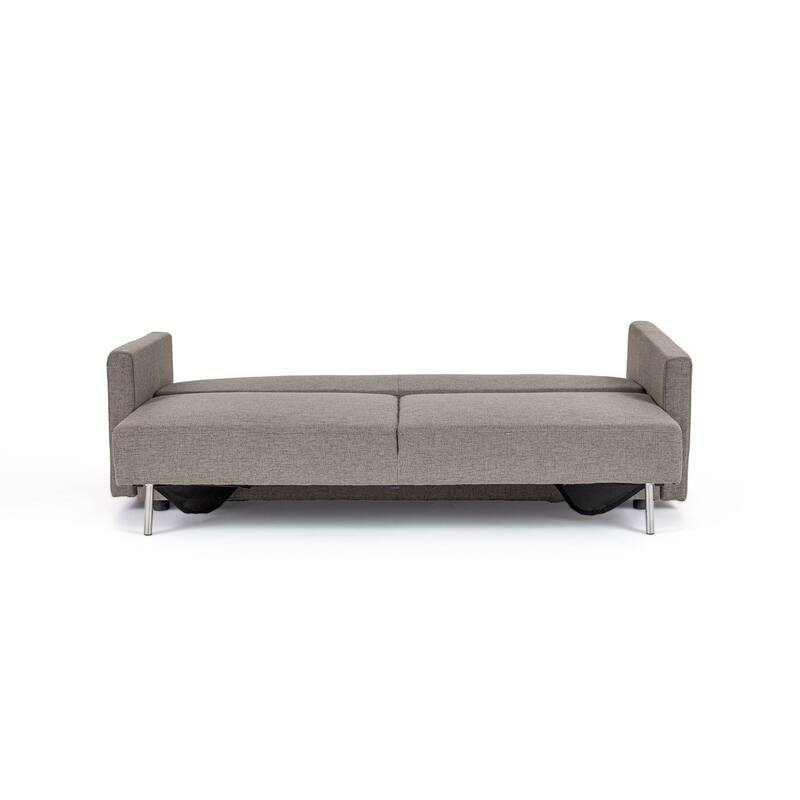 Divani Casa Fredonia Modern Grey Fabric Sofa Bed