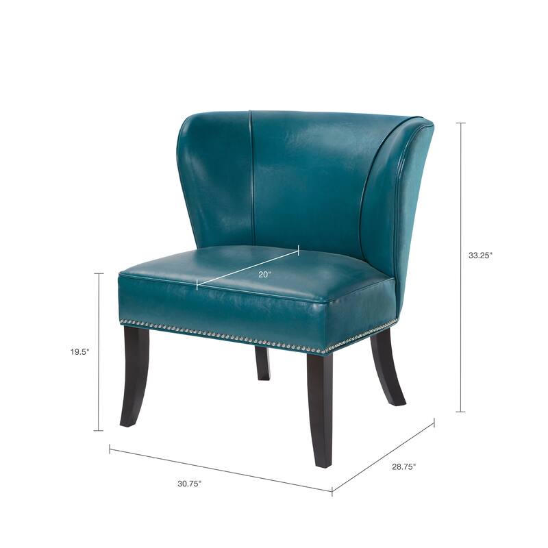 Armless Accent Chair，Modern Accent Chair,for Living Room Bedroom Studio,Living Room Chairs Comfy Reading
