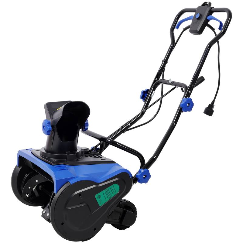 20inch Corded Electric Snow Thrower with LED,120V/60HZ,15 Amp Motor,30FT Throwing Distance - N/A