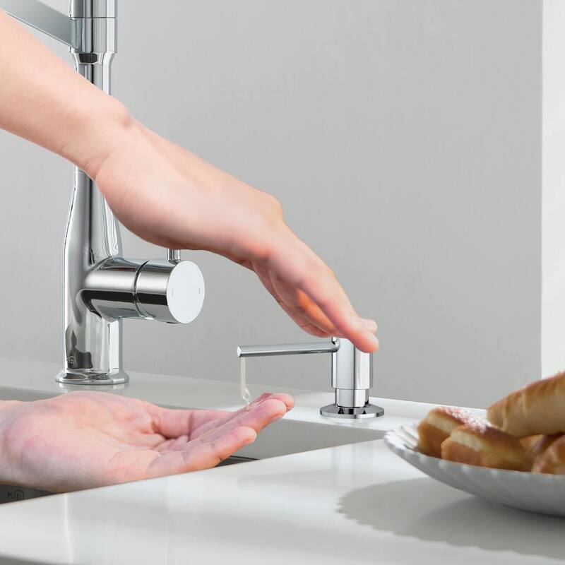 Kitchen Lead Free Solid Brass Construction Soap Dispenser