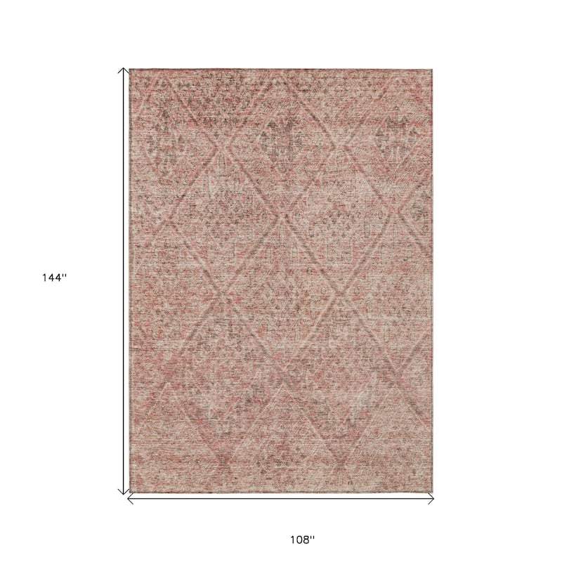 HomeRoots Moroccan Transitional Rectangle Outdoor Rug