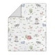 preview thumbnail 3 of 4, Farm Animals Collection Boy or Girl 11-piece Nursery Crib Bedding Set - Watercolor Farmhouse Lattice Horse Cow Sheep Pig