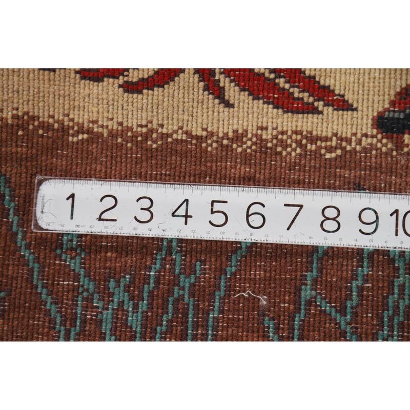 Animals Pictorial Kazak Oriental Accent Foyer Rug Handmade Wool Carpet - 2'0"x 3'0"