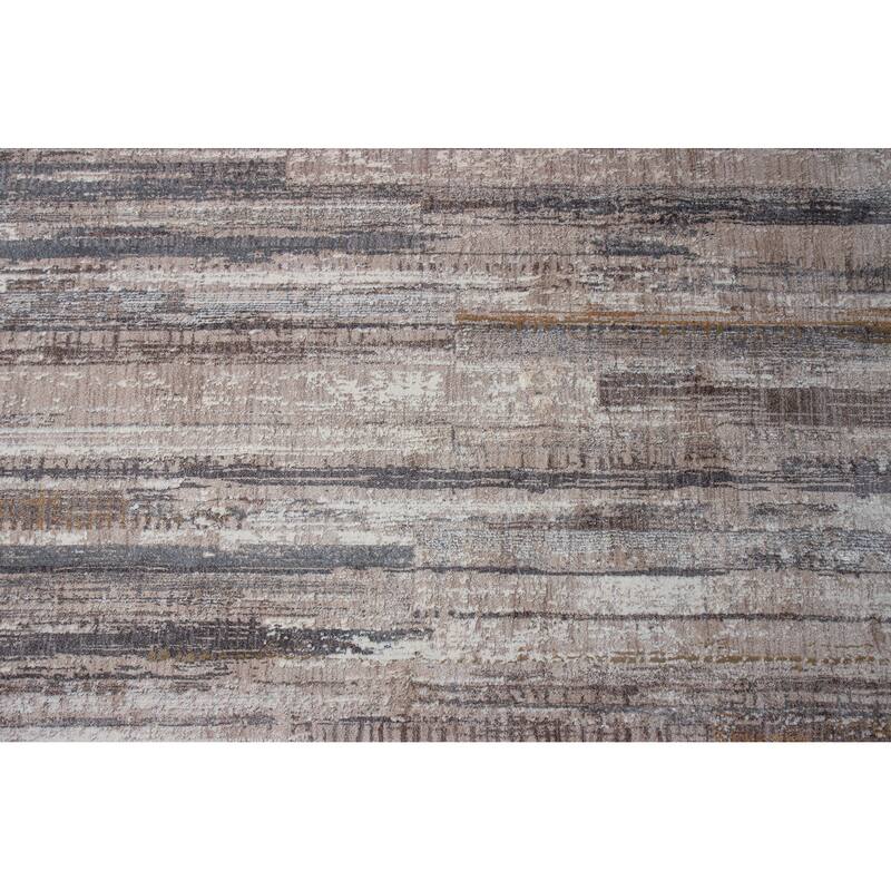 Bashian Mikhala Cream & Grey Contemporary Area Rug