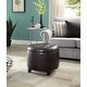 preview thumbnail 39 of 48, Copper Grove Chrysanthemum Round Storage Ottoman