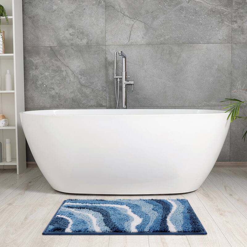 Abstract Bathroom Rug, Soft Bath Mat Non-Slip Rugs Bath Mat Thickening Bath Rug