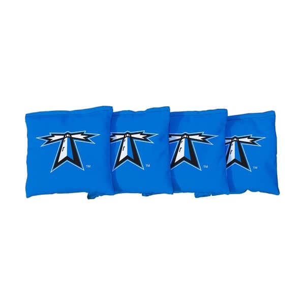 slide 2 of 3, Massachusetts Boston UMASS Beacons Blue Cornhole Bags All-Weather Resin Filled