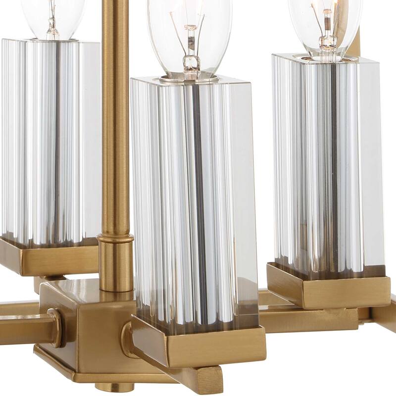 Uttermost Montreal 4 Light Brass Lantern Pendant - 13.875"W x 13.875"D x 27.75"H