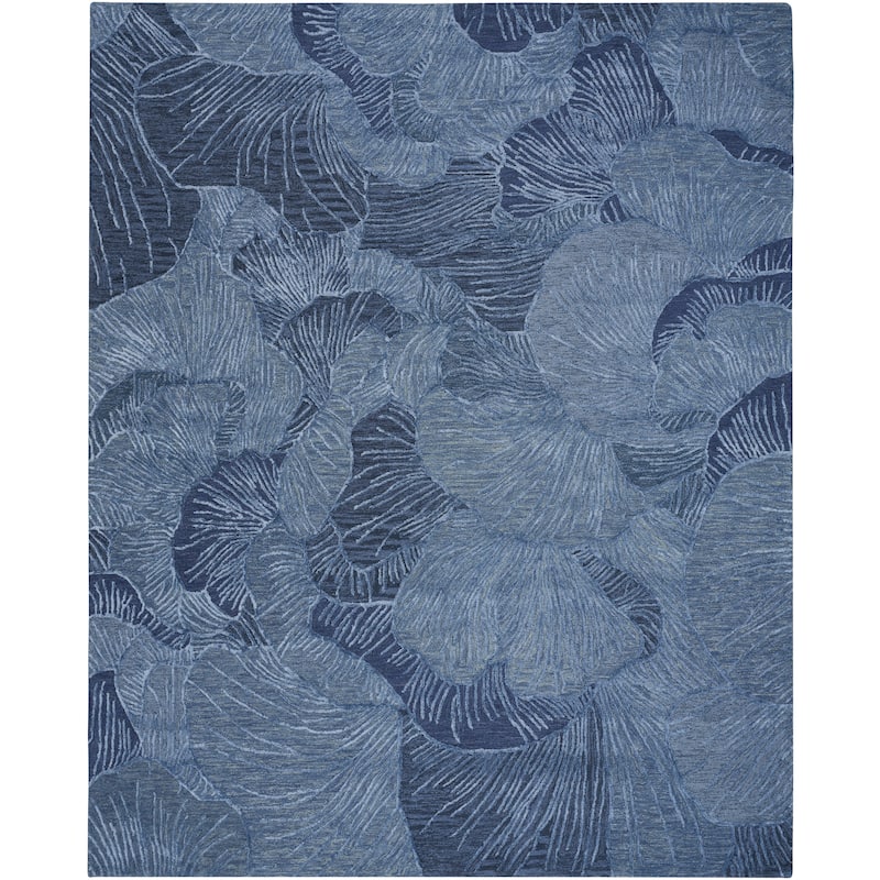 Nourison Avra Indoor only Floral Handmade Wool Area Rug