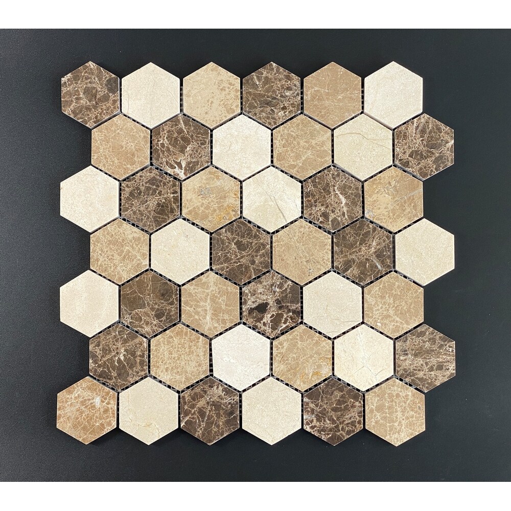 Hexagon, new products Mosaic Tile - Bed Bath & Beyond