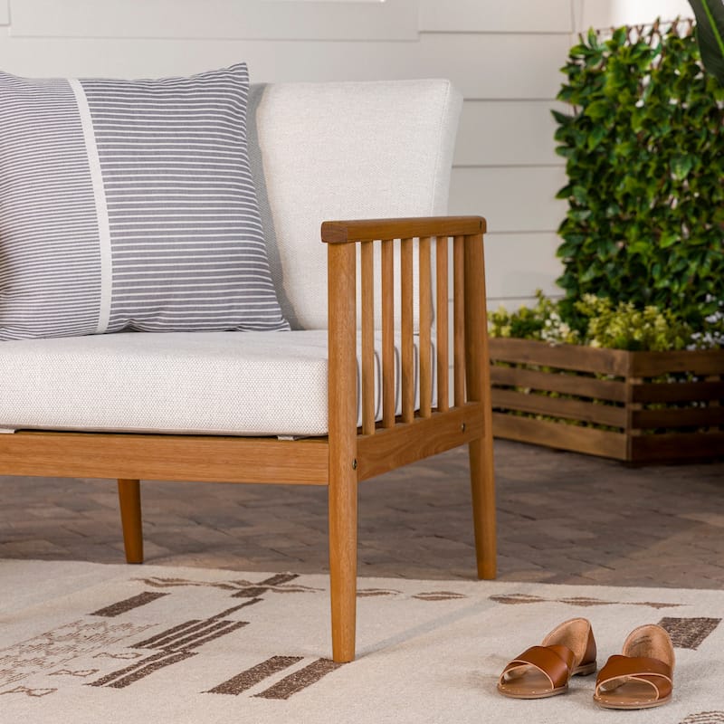 Middlebrook Solid Wood Outdoor Spindle Lounge Chair
