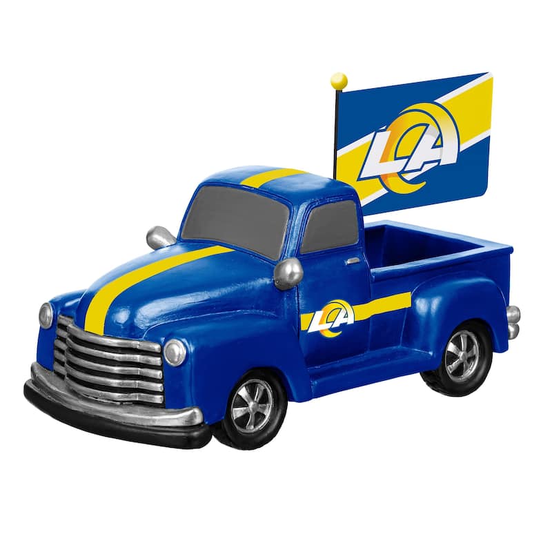 NFL Rally Truck Garden Statue with Team Flag