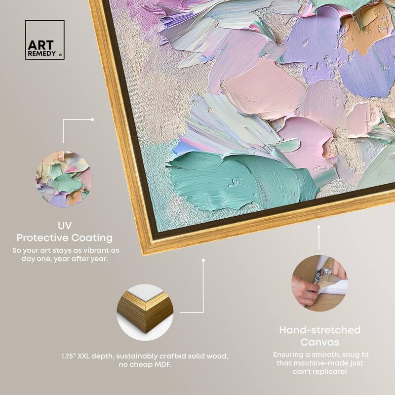 Flowing Mousse II Canvas by Art Remedy