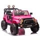 preview thumbnail 68 of 78, 24V Electric Kids Ride-On Vehicle, Parent-Controlled Car with Adjustable Speeds, Pull Rod, Storage & LED Lights