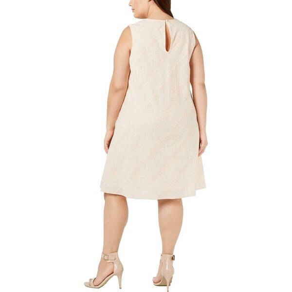 calvin klein blush pink dress