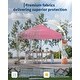 preview thumbnail 17 of 23, 10x10FT Canopy Replacement Top, Waterproof UV Resistant Tent Cover with Air Vent White