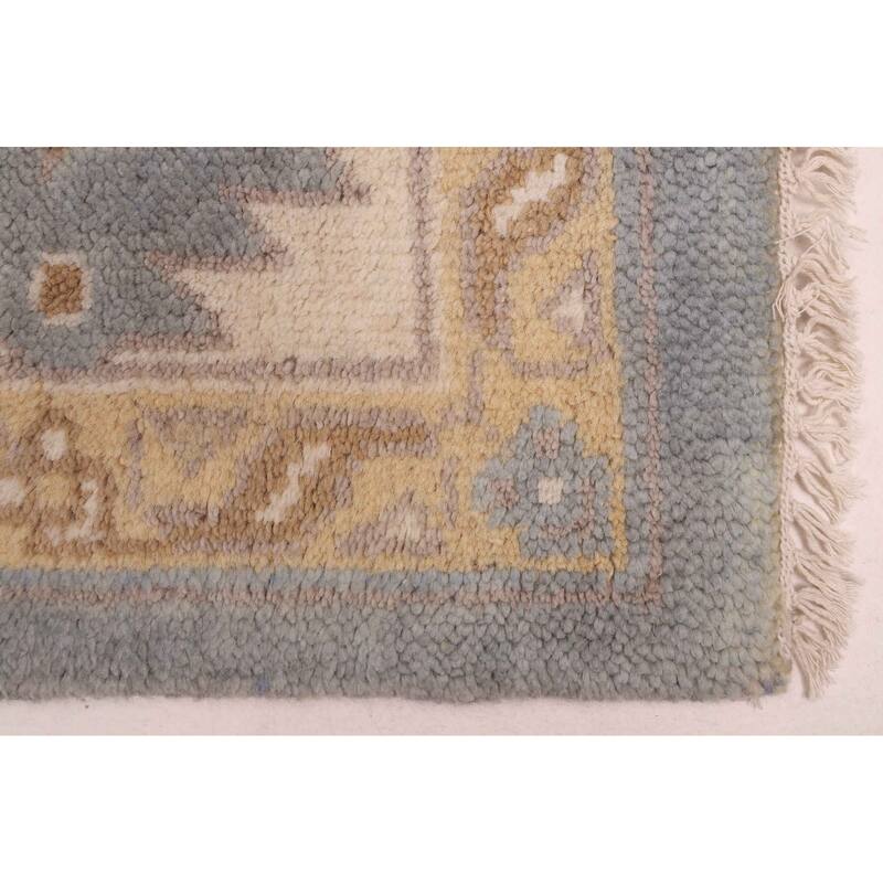 ECARPETGALLERY Hand-knotted Royal Oushak Light Blue Wool Rug - 8'2 x 10'3