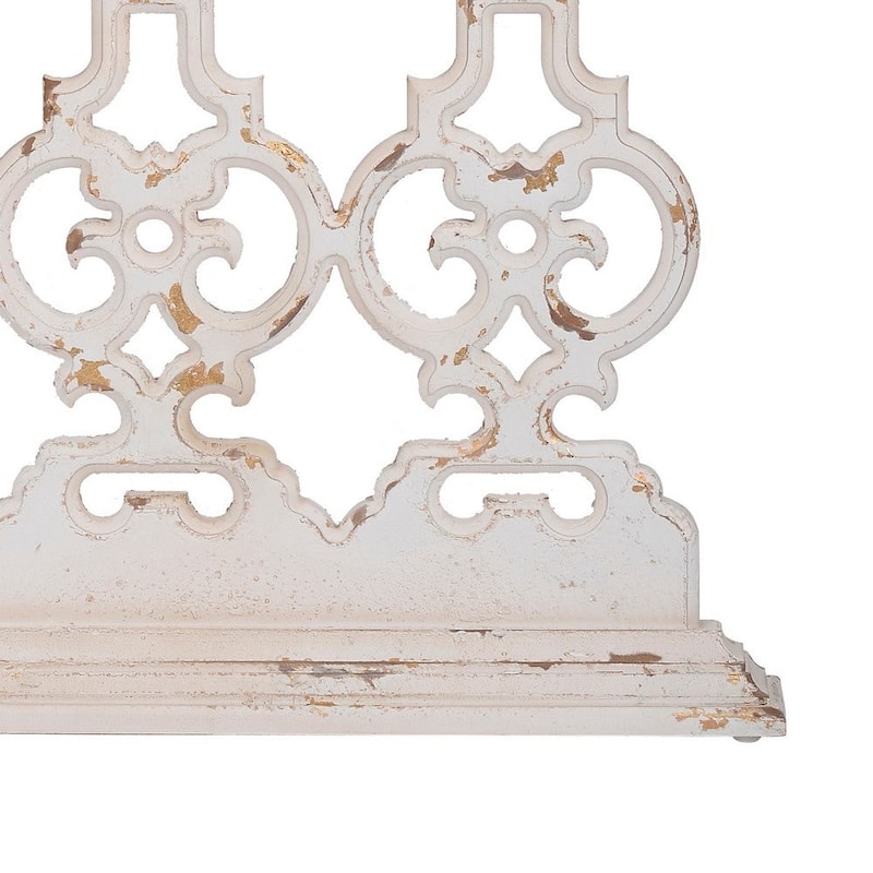 32 Inch Console Table, Fir Wood, Traditional, Scrollwork, - 32L x 12W x 32H, in inches