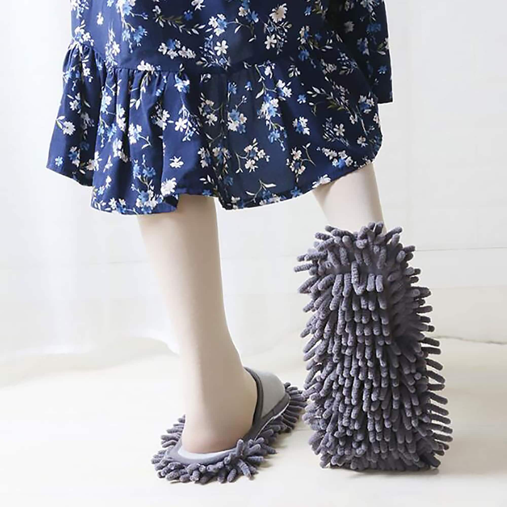 Dust mop slippers best sale bed bath and beyond
