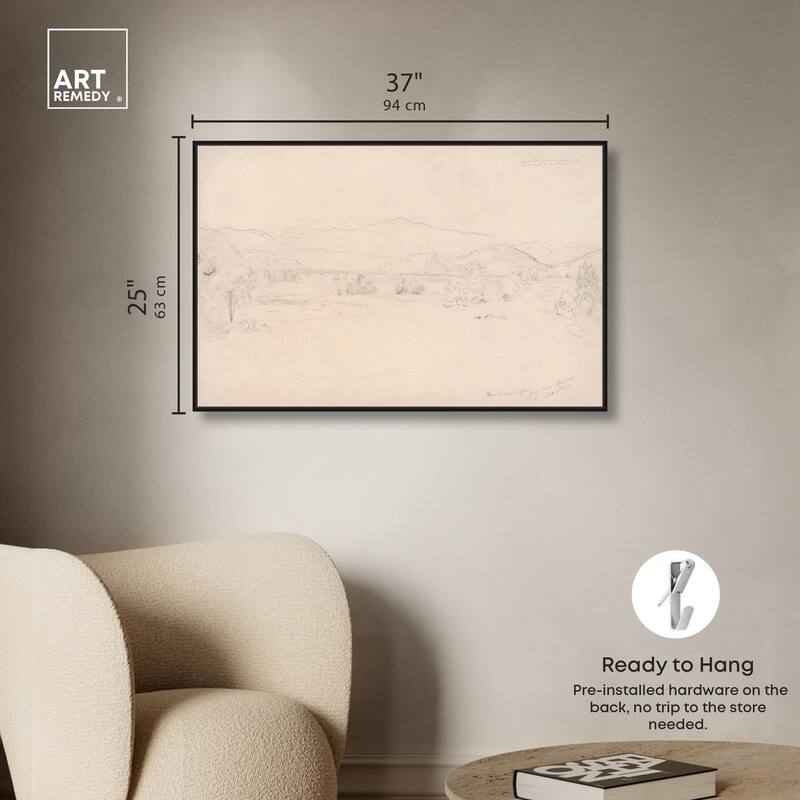 Study for View Mt. Washington Canvas by Art Remedy