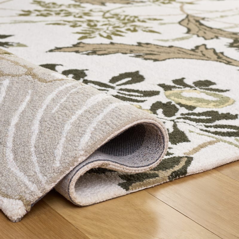 SAFAVIEH Handmade Jardin Jarka Floral Wool Rug