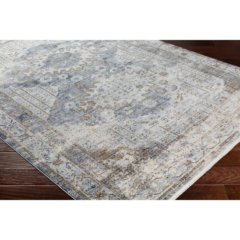 Artistic Weavers Delora Distressed Persian Grey Area Rug