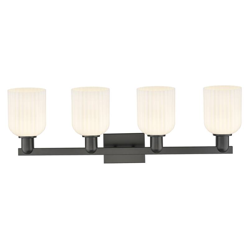 Innovations Lighting Downtown Urban - Bridal Veil - 4 Light 32" Bath Vanity Light