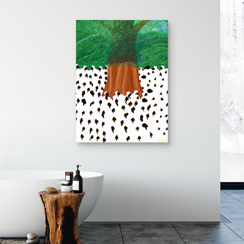Souvenance The Sacred Mapou Tree by Synthia SAINT JAMES Canvas Art Print