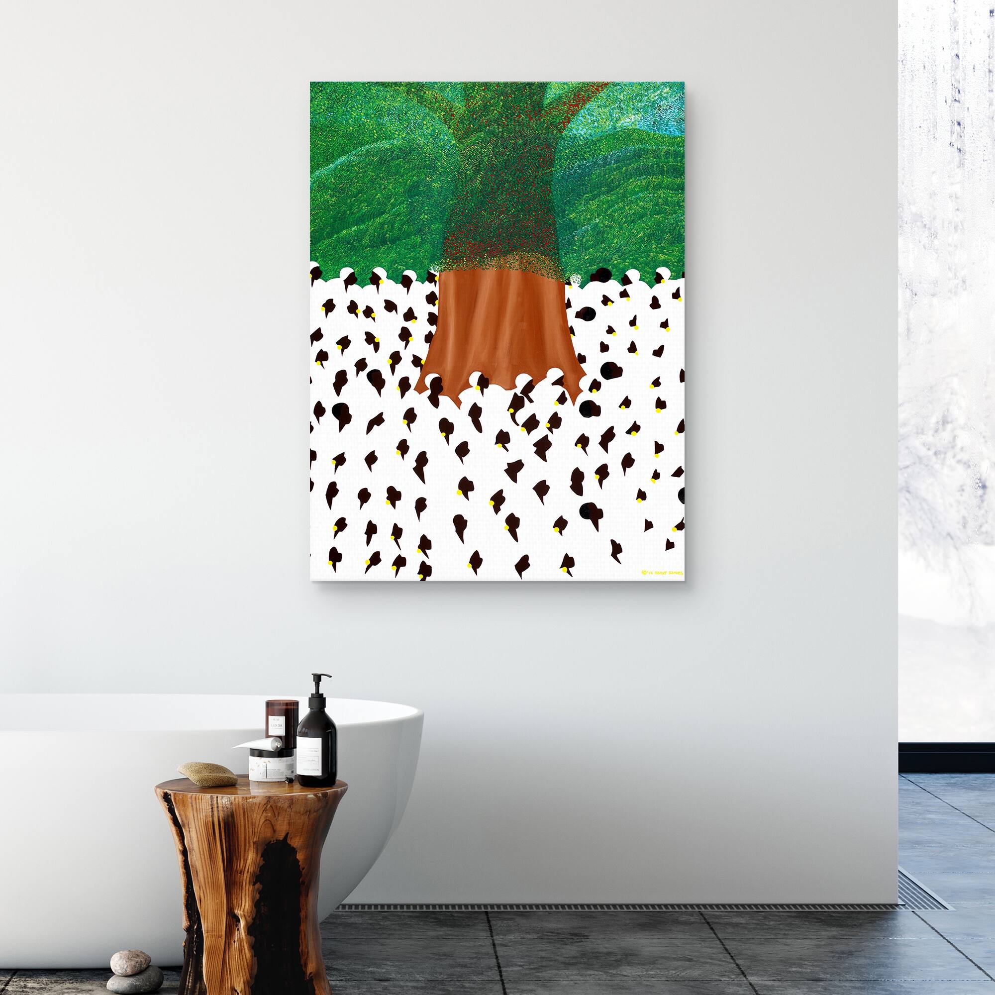 Souvenance The Sacred Mapou Tree by Synthia SAINT JAMES Canvas Art