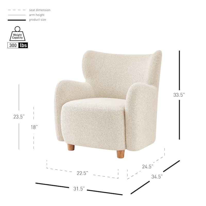 NPD Furniture Tiffany Accent Arm Chair