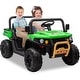 preview thumbnail 36 of 40, 24V Ride On Dump Truck, 2 Seater Electric Ride On Car Toy for Kids Green