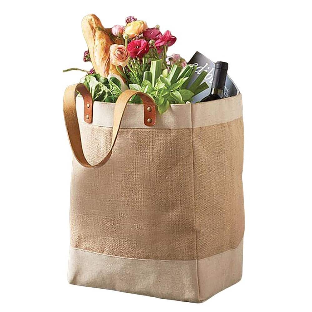 Caravan Burlap Natural Market Bag