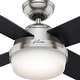 preview thumbnail 5 of 20, Hunter 52" Dempsey Ceiling Fan w/LED Light Kit, Handheld Remote - Contemporary, Transitional
